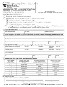 Fill in a Valid Pennsylvania Mv 1L Form